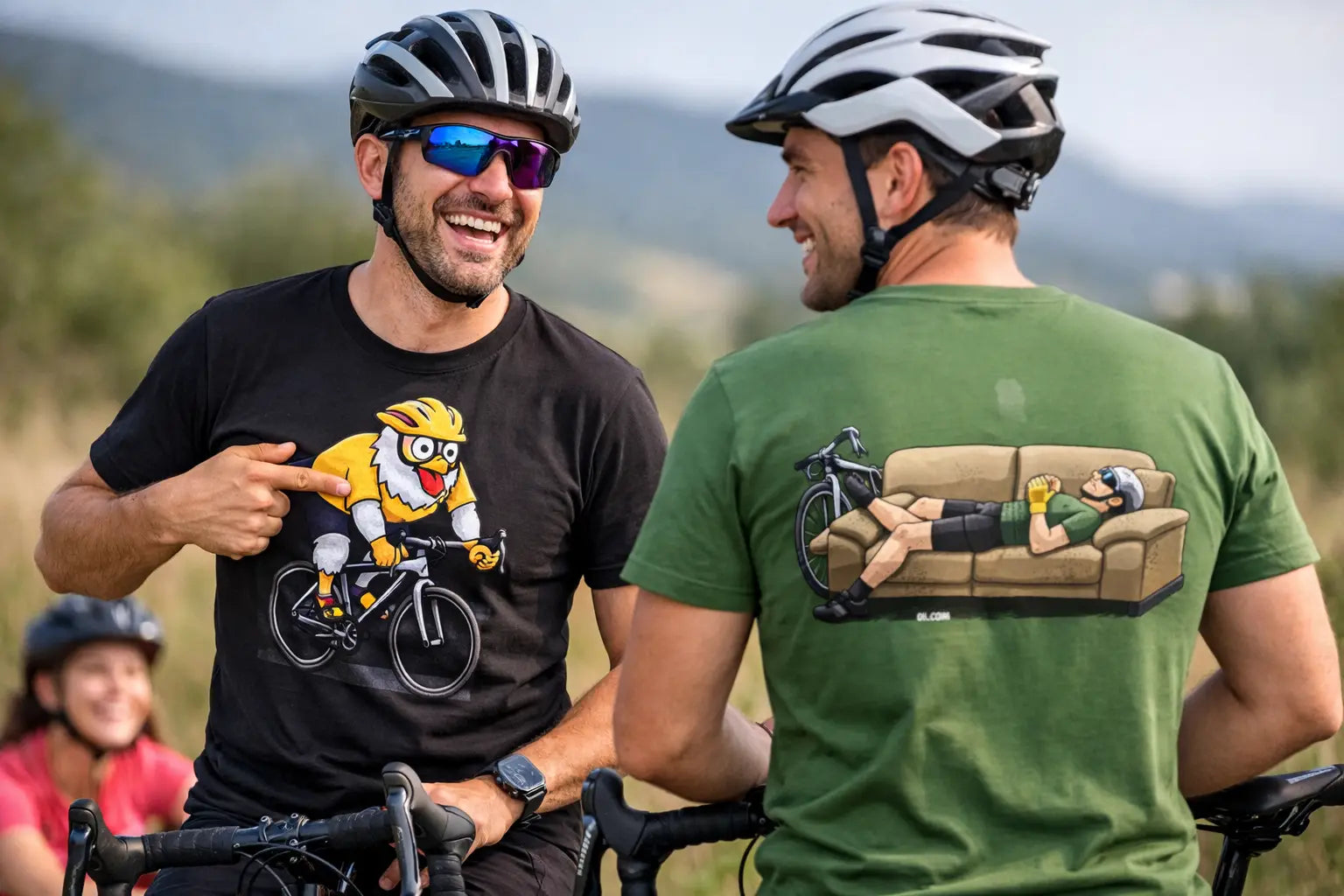 Funny shirts for cyclists met echte wielerhumor